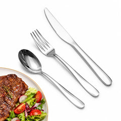 SANTUO stainless steel 12PCS dinner set with knives forks spoons