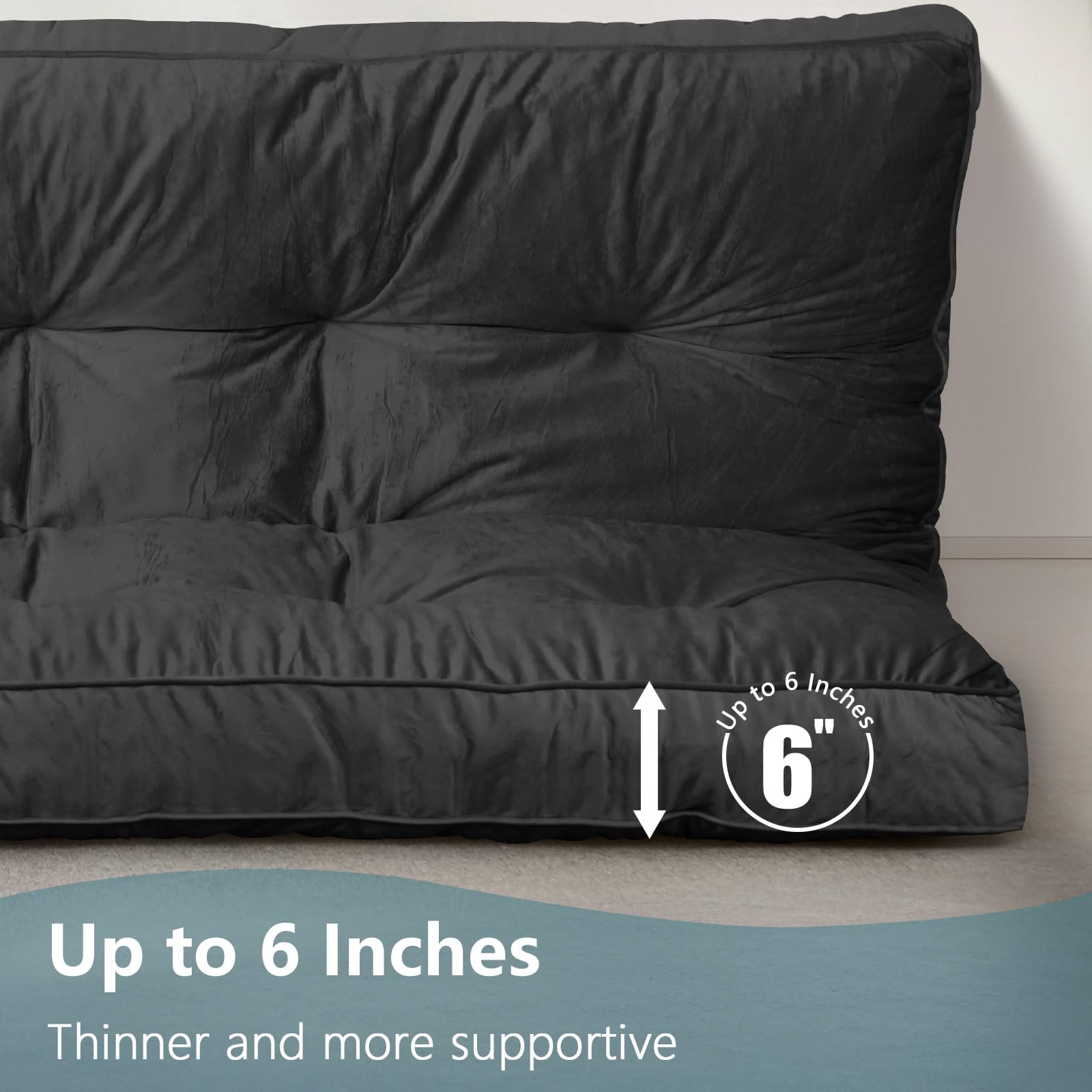 Futon mattress compressed packaging note 24-48 hours
