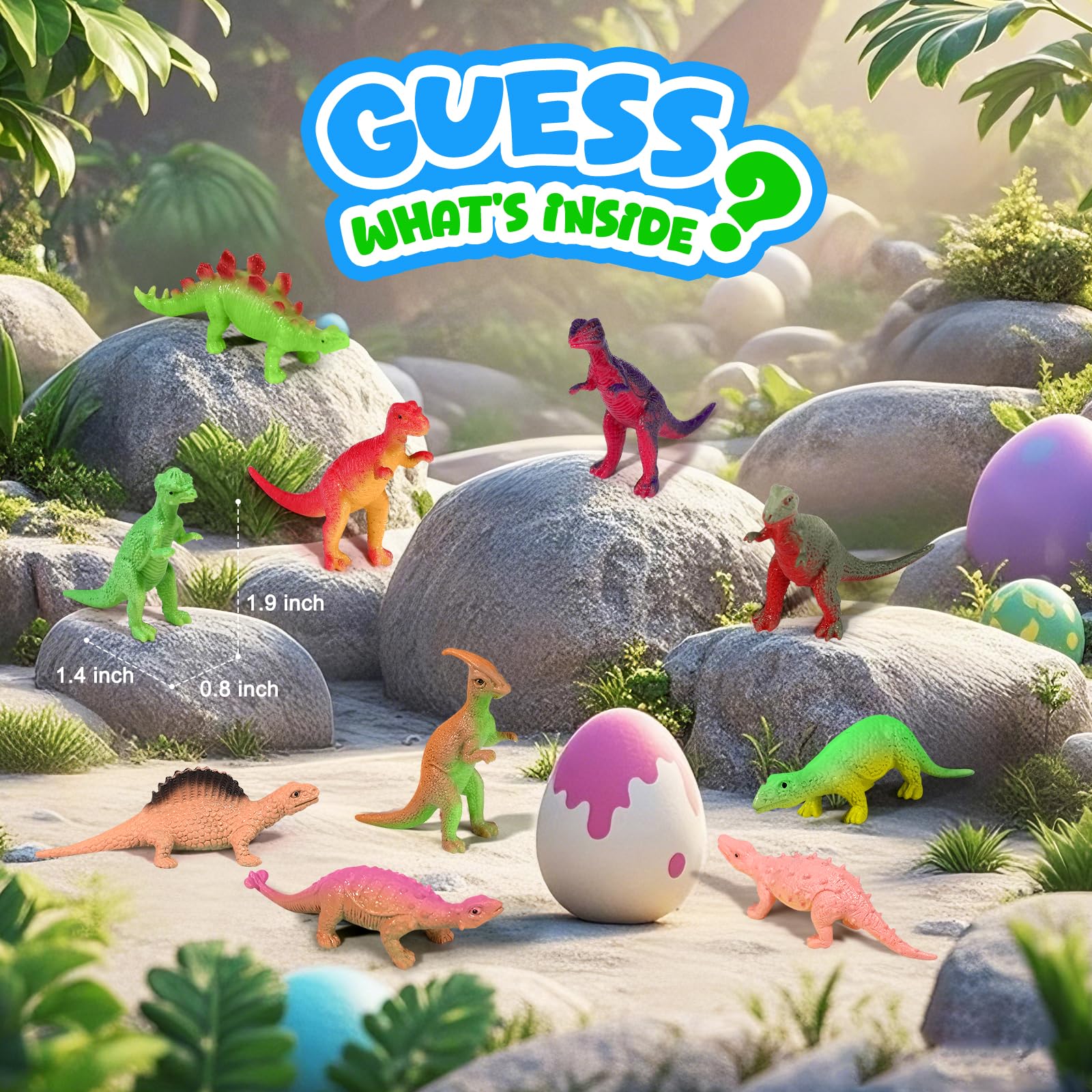 Dinosaur egg bath bombs gift set for kids