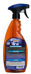 Fast-acting Sap Off remover addressing pine tar and bug residue