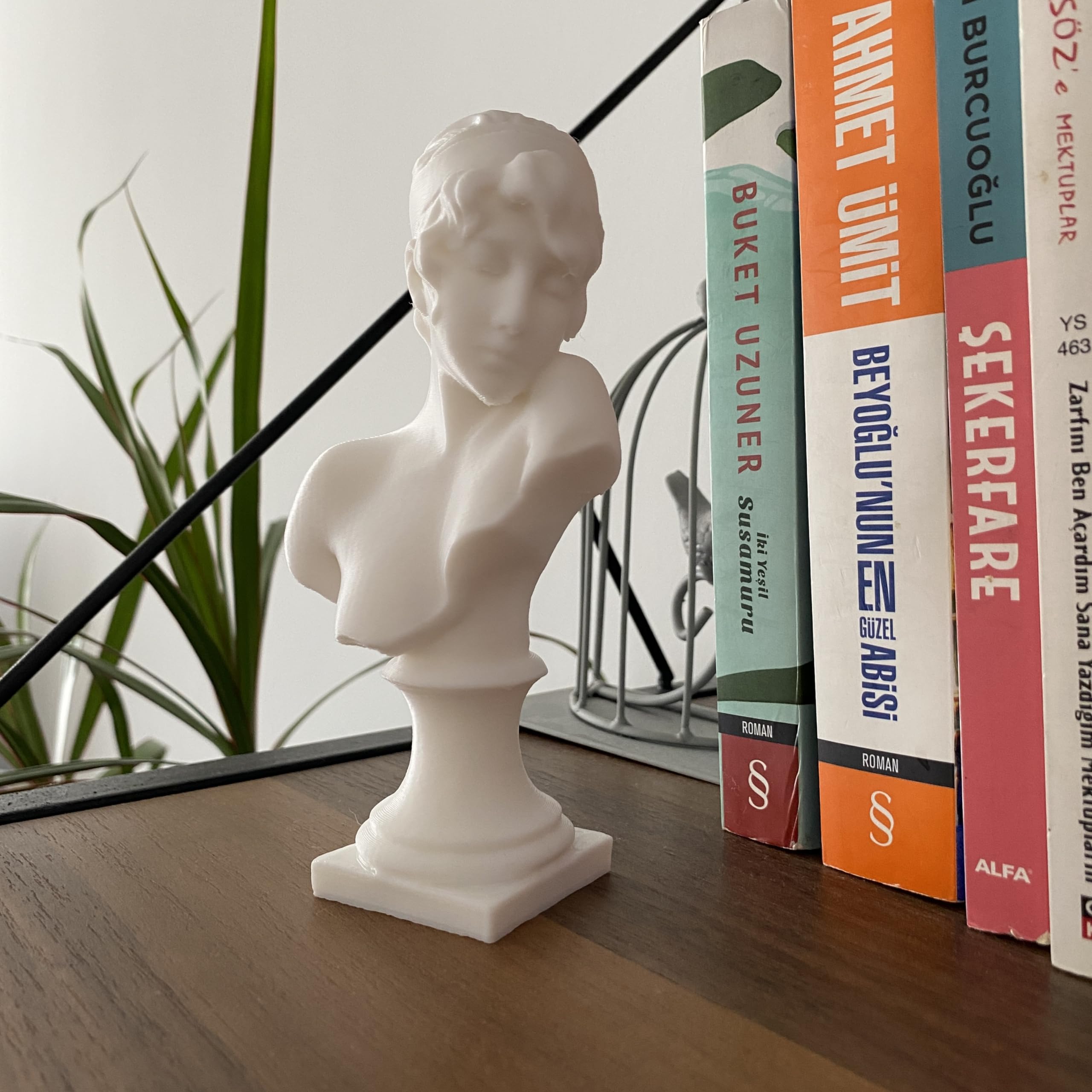 Ancient Greek Sappho figurine for home or office display