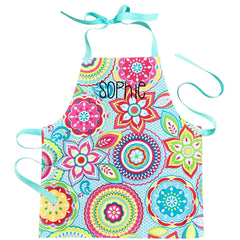 Sara Sews apron toddler girl colorful art design image 1