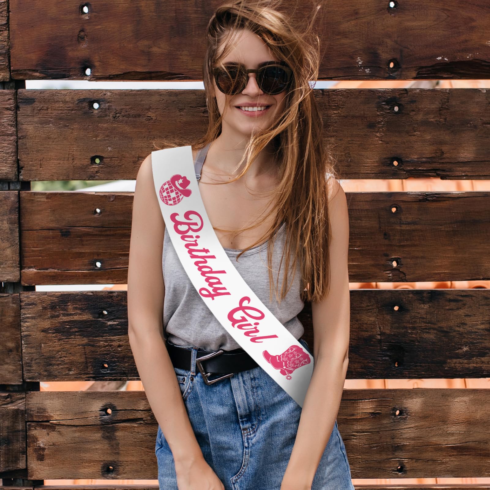 Premium satin sash with foil lettering and durability