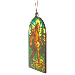 Bigfoot ornament packaging ready to gift with story card