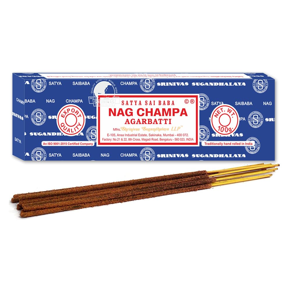 Nag Champa incense sticks two 100-gram packs by Satya Sai Baba product photo