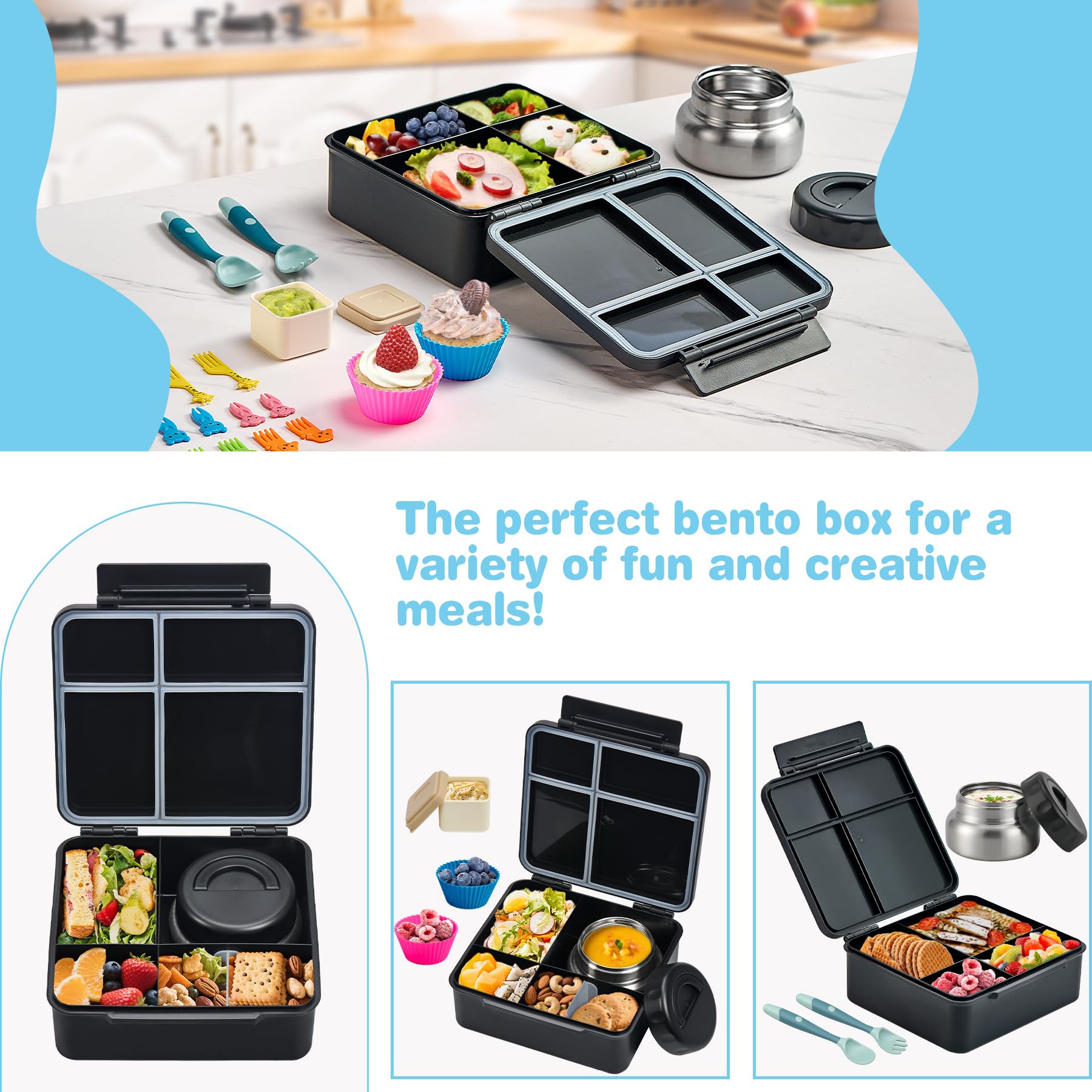 Sauce cup accessory for dips with bento box