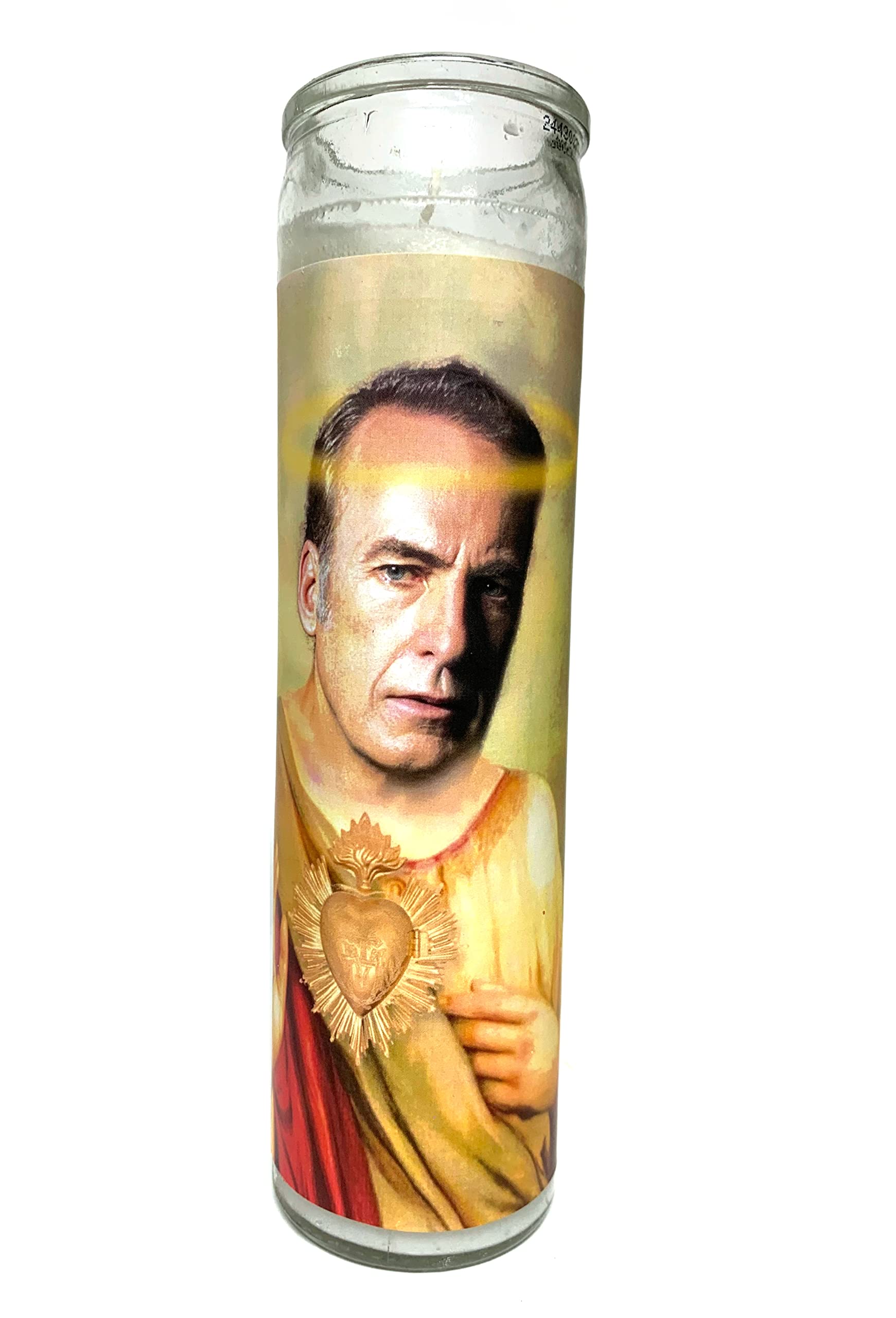 Saul Goodman prayer candle white 8 inch USA made