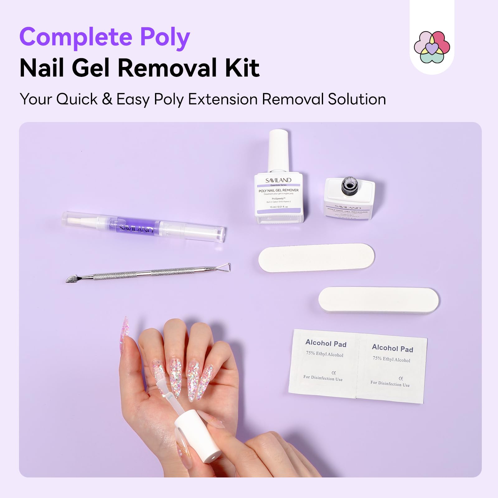 Cone brush applicator design in kit