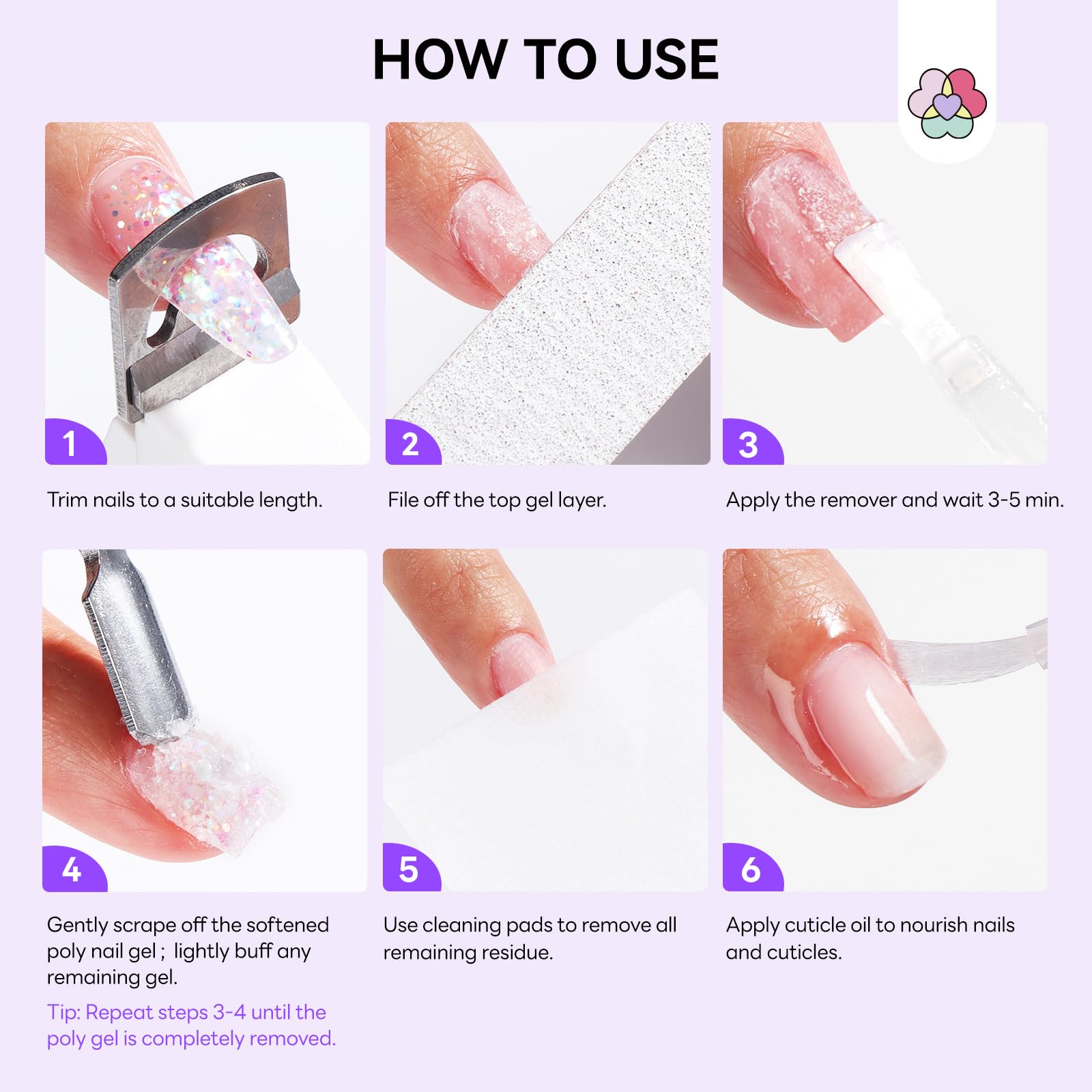 Cuticle oil included in kit