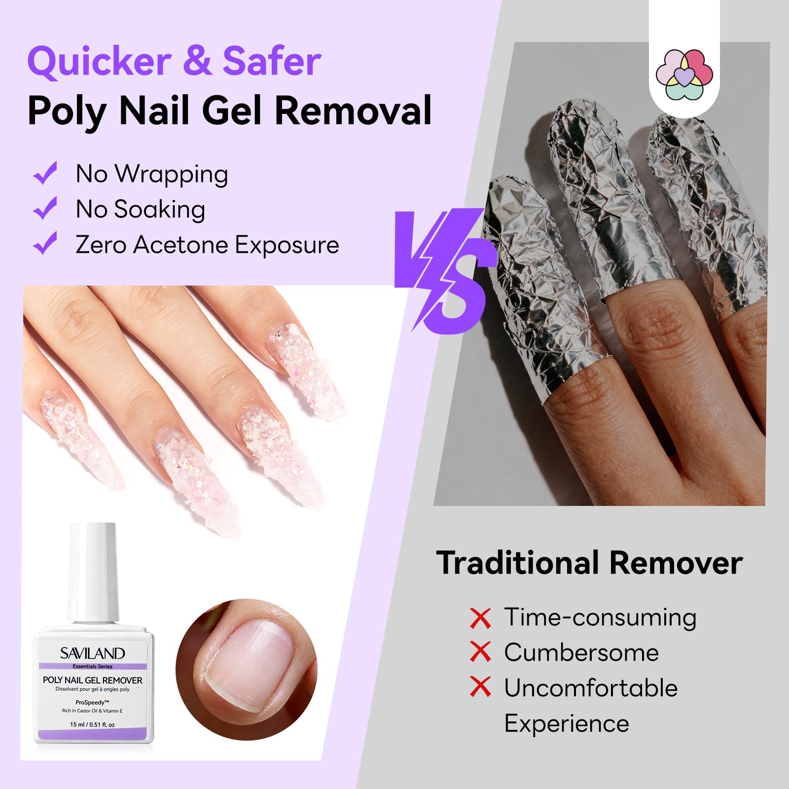 Nail buffer included in kit