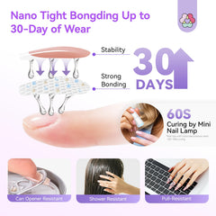Cuticle oil pen and nail buffer included in SAVILAND kit