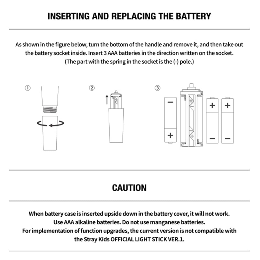 SKZ V2 app interface control for light stick color