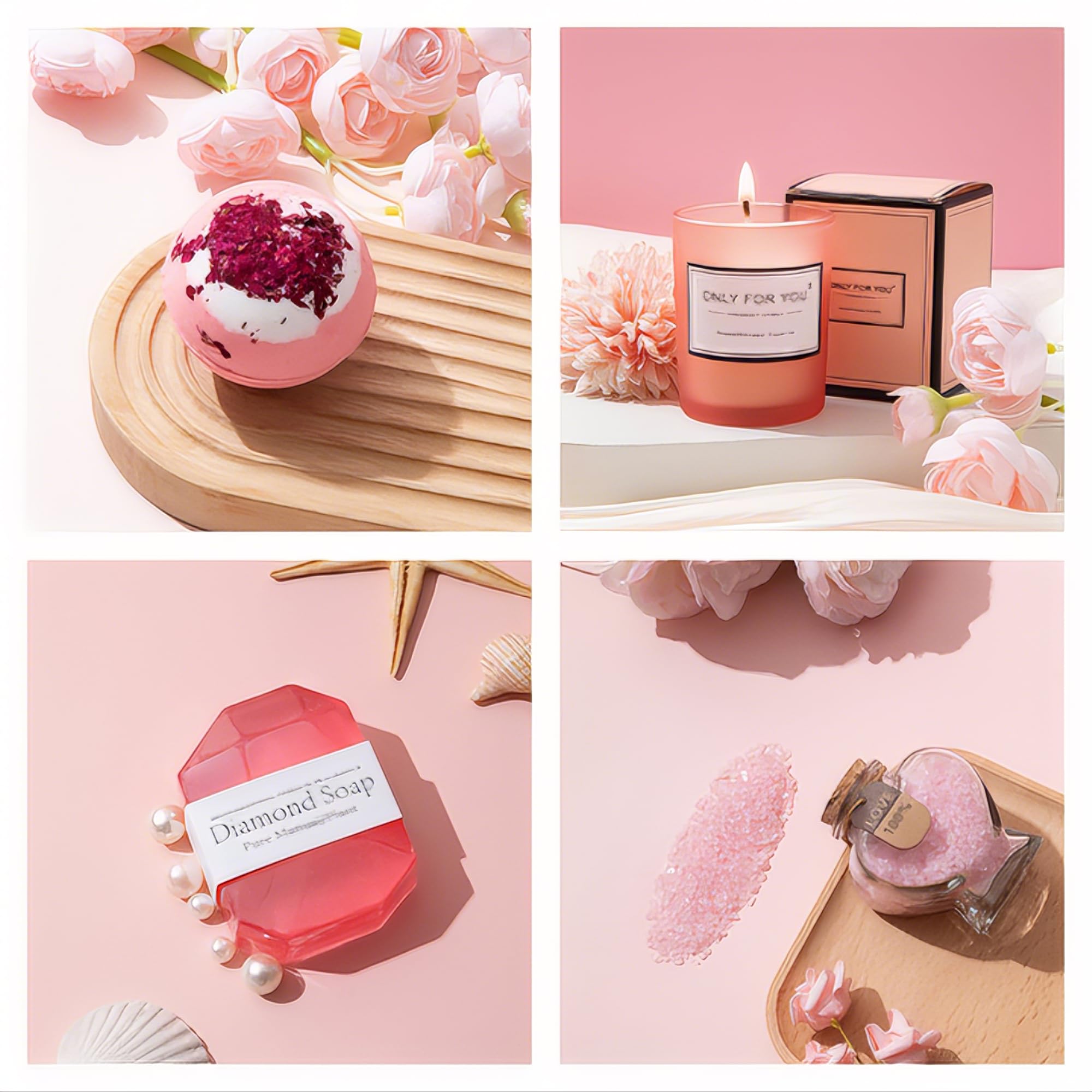 Scented Candle included in Gift Basket for Women