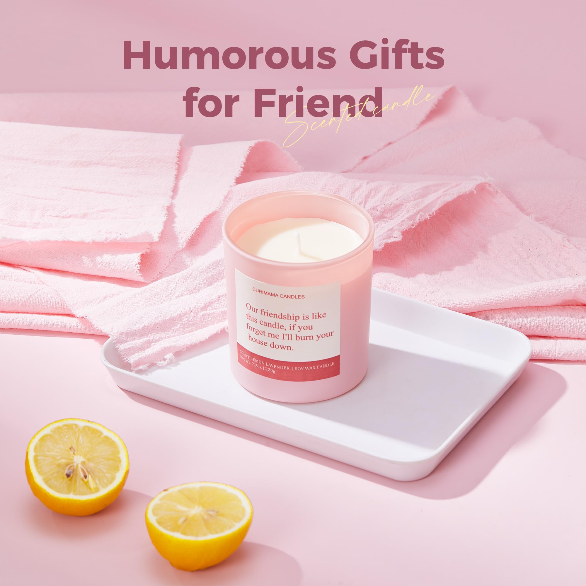 Scented candle suitable for spa baskets alt text