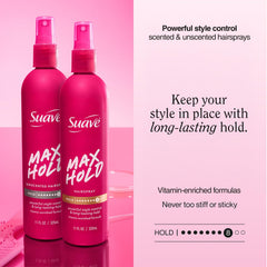 Unscented 11oz Suave hairspray can