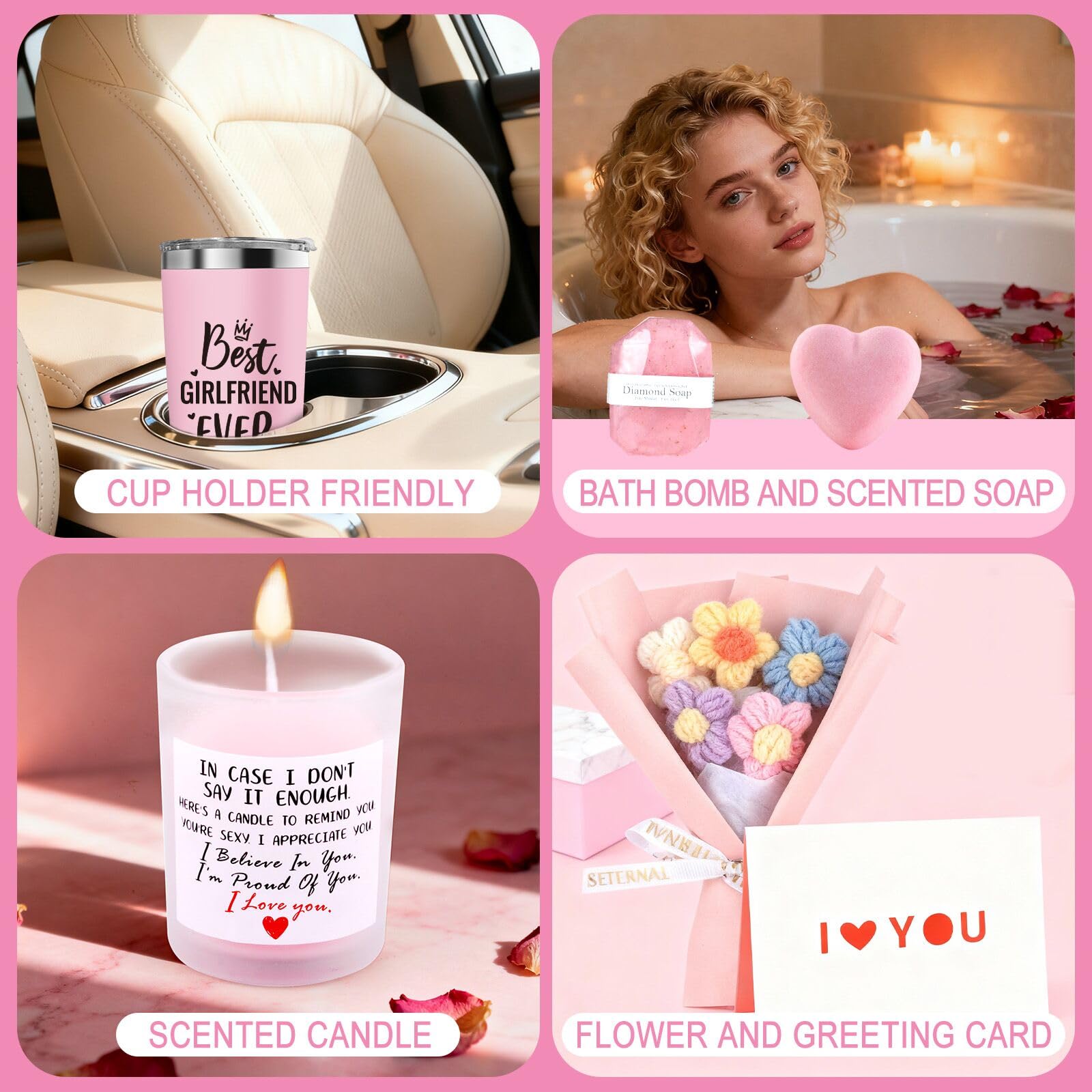 Scented soap included in the gift set