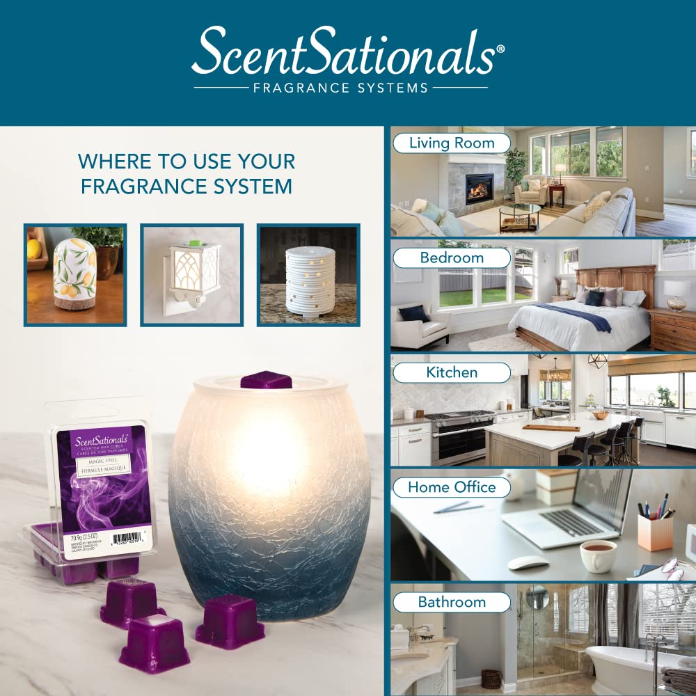 Cotton ball cleanup with Scentsationals wax melts