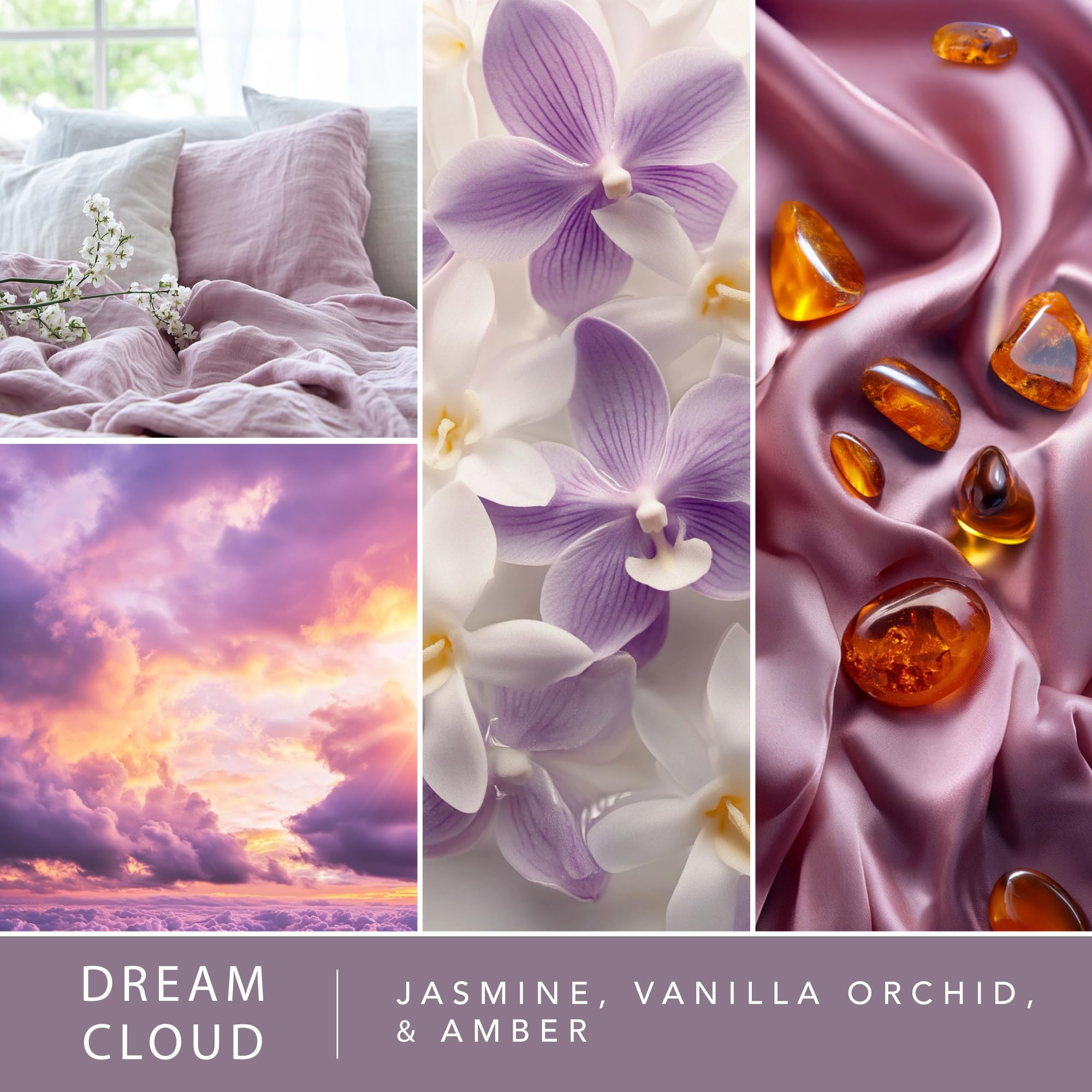 Dream Cloud scent Moodscapes Tranquility 4-Pack wax melt cube