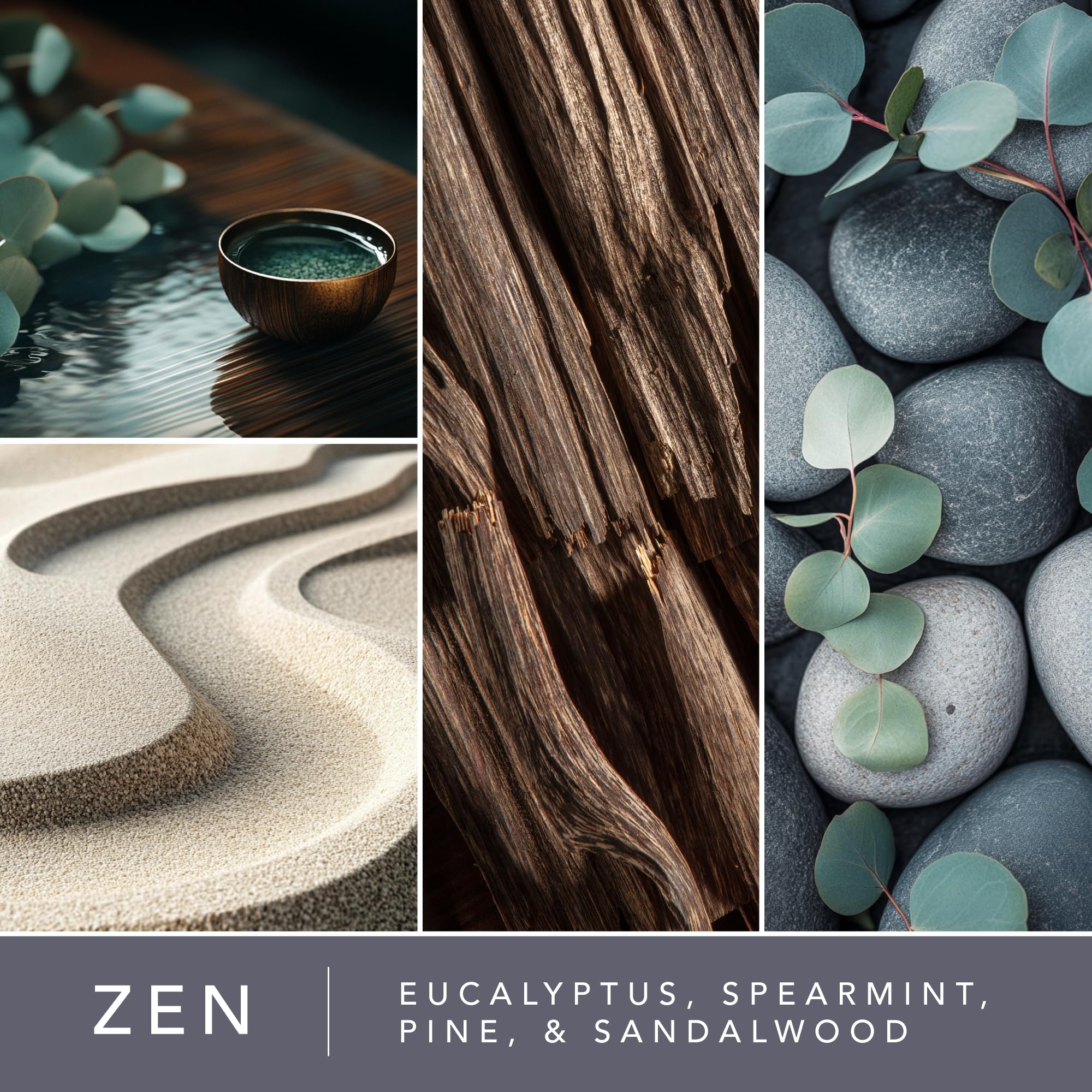 Zen scent Moodscapes Tranquility 4-Pack wax melt cube