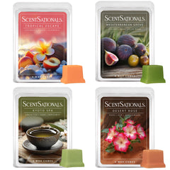 Scentsationals Serene Horizons 4 Pack wax melts packaging