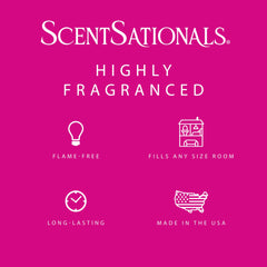 ScentSationals 10oz wax melts flame-free packaging