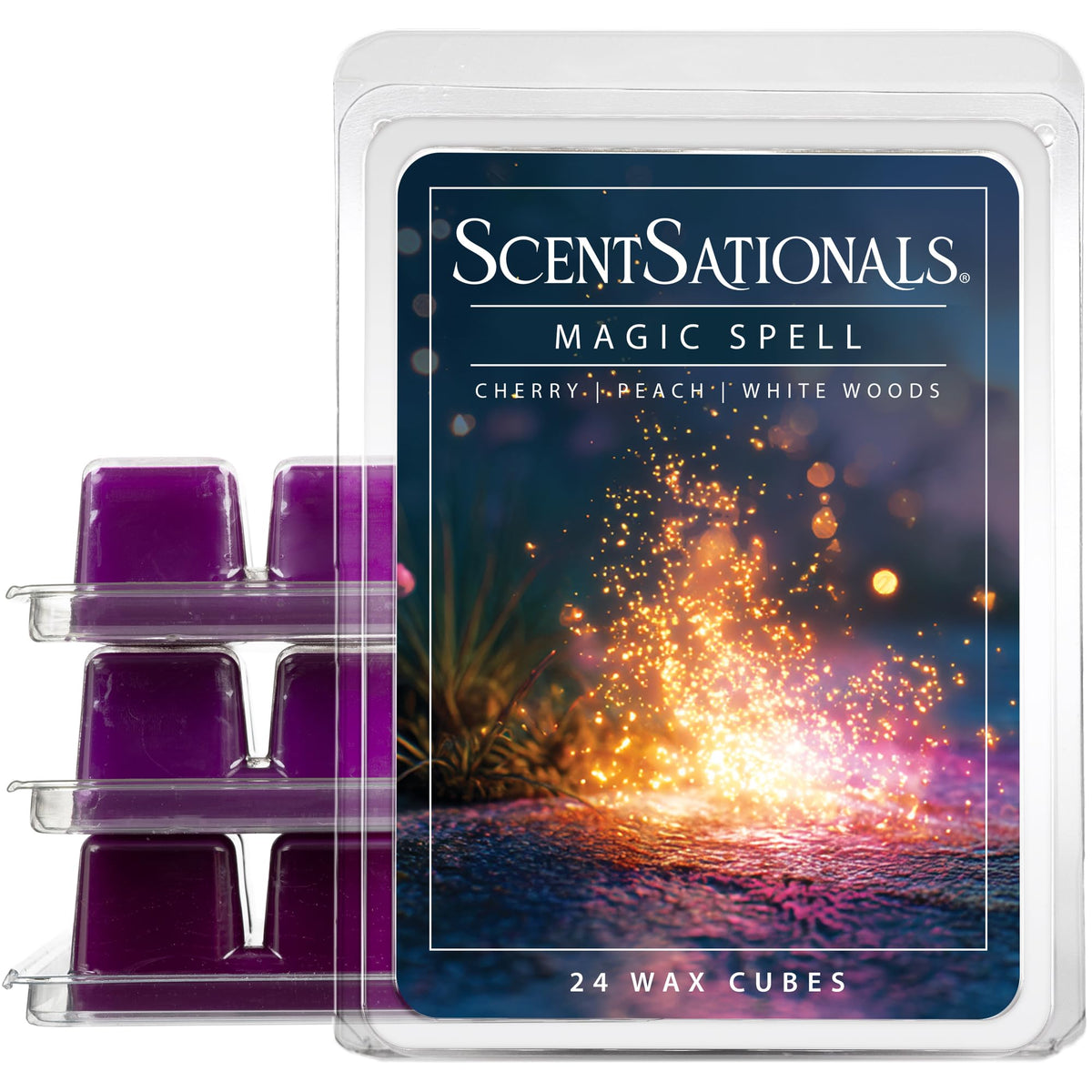 ScentSationals Magic Spell Cherry Scented Wax Melts 10oz packaging