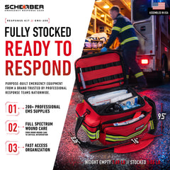 Scherber trauma kit small model 17 x 11 x 9 inches