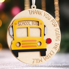 School bus driver decoration for car or tree