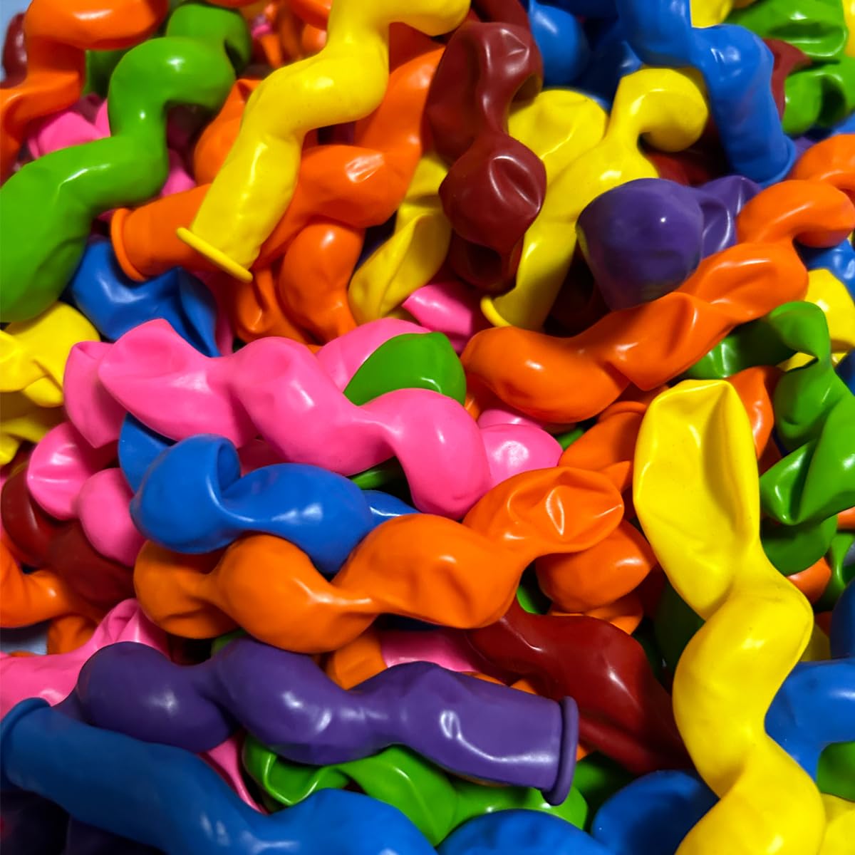 Asonlye spiral balloons packaging with assorted colors