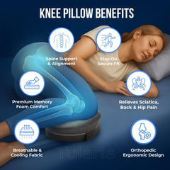 Sciatica pain relief knee pillow