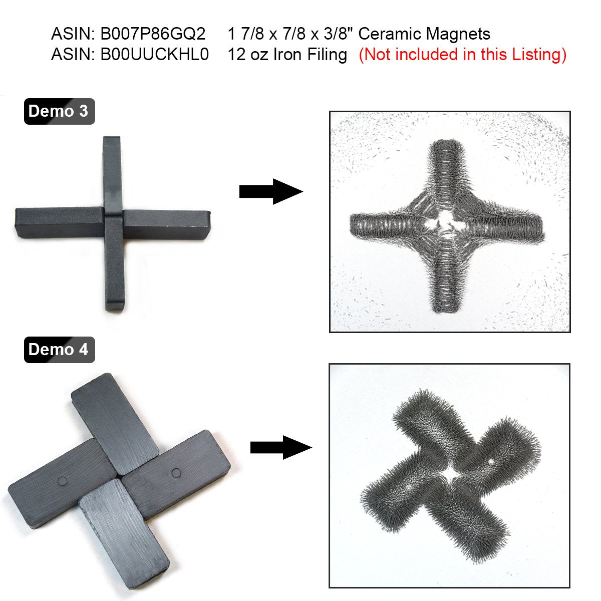 Internal Gauss 3850 per magnet block