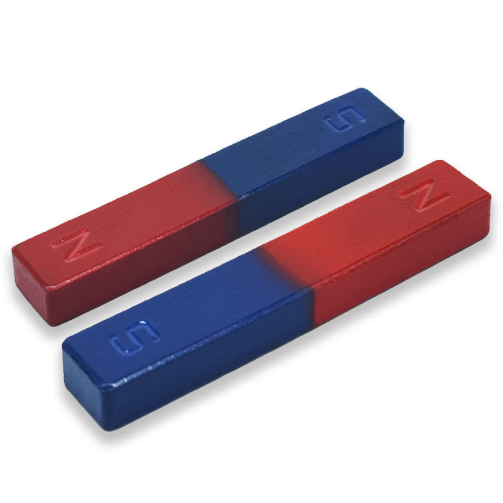 Science Magnet for Kids Bar Magnet 50x9x9mm two piece pack