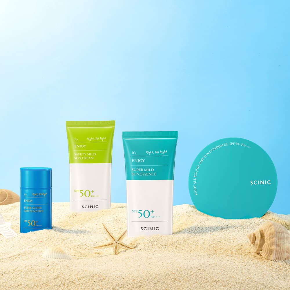 Travel friendly SCINIC sun essence compact size