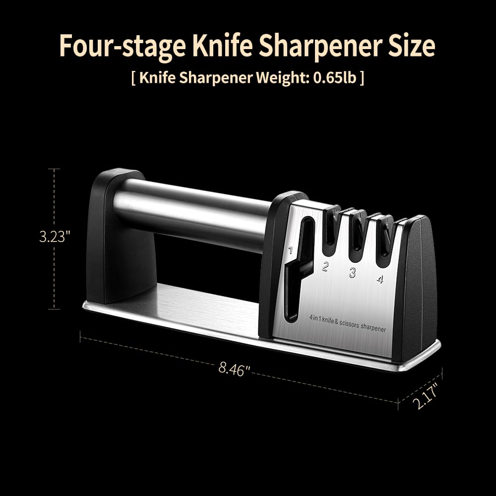 Coare slot for grinding blunt blades and repairs