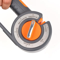 Scissors sharpening feature included