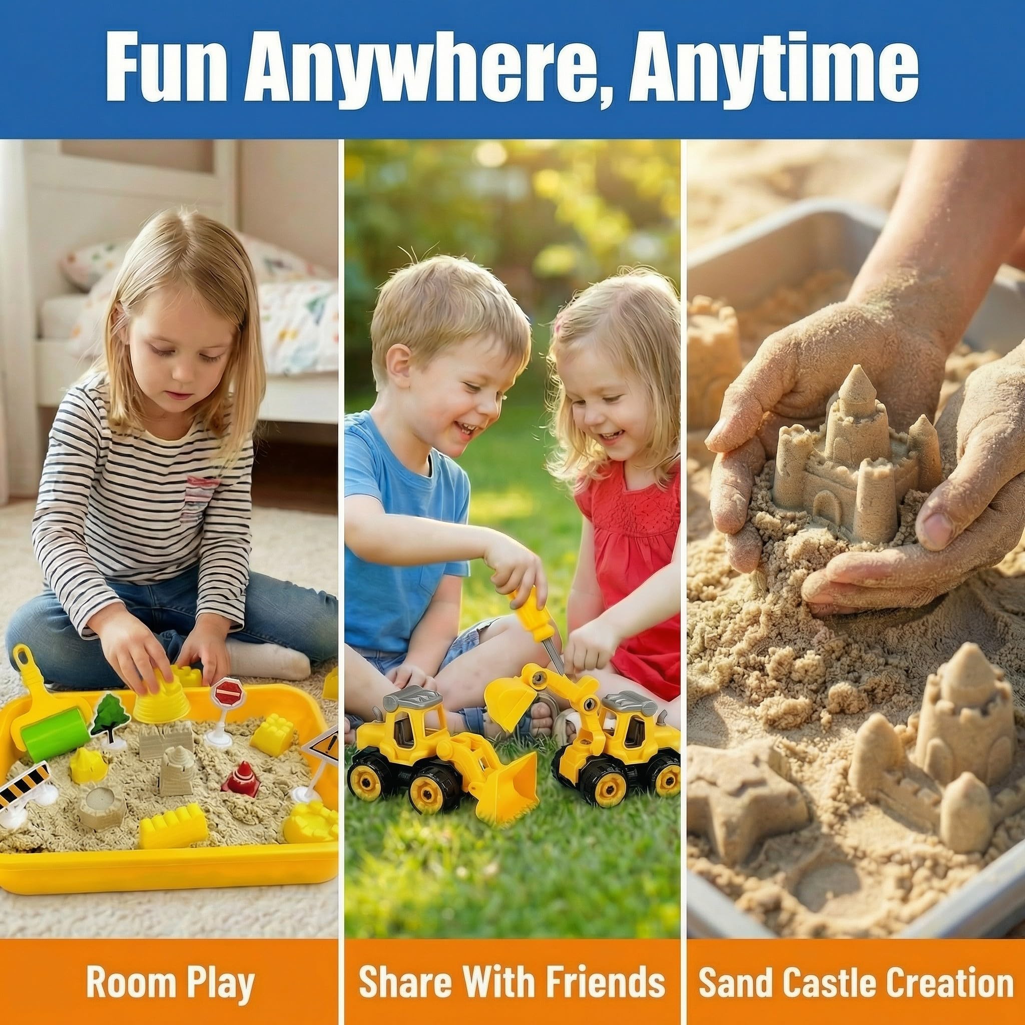 Non-toxic materials suitable for ages 3-8 in packaging