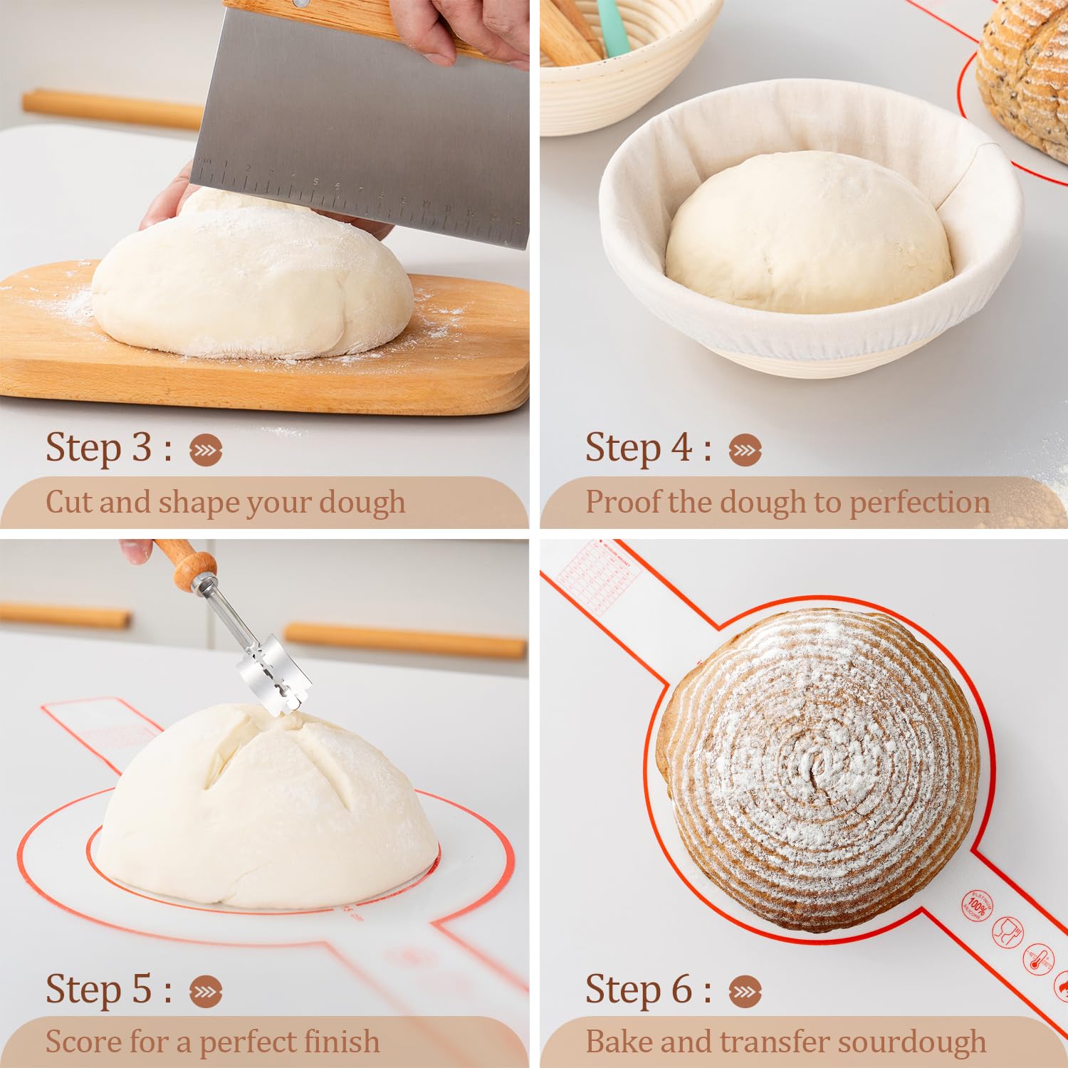 Silicone brush and bread sling included in GobiSea kit