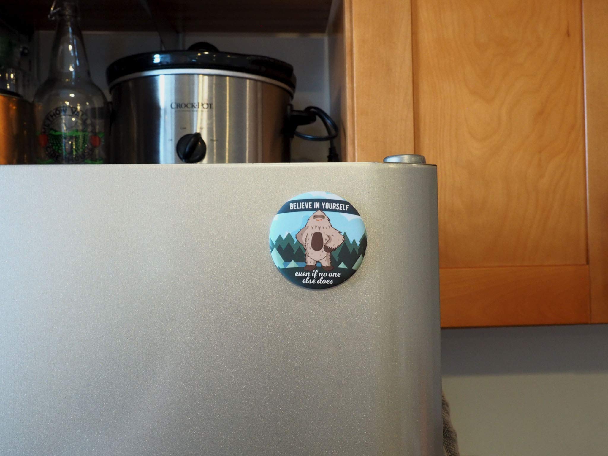Scratch-resistant matte finish on Bigfoot magnet