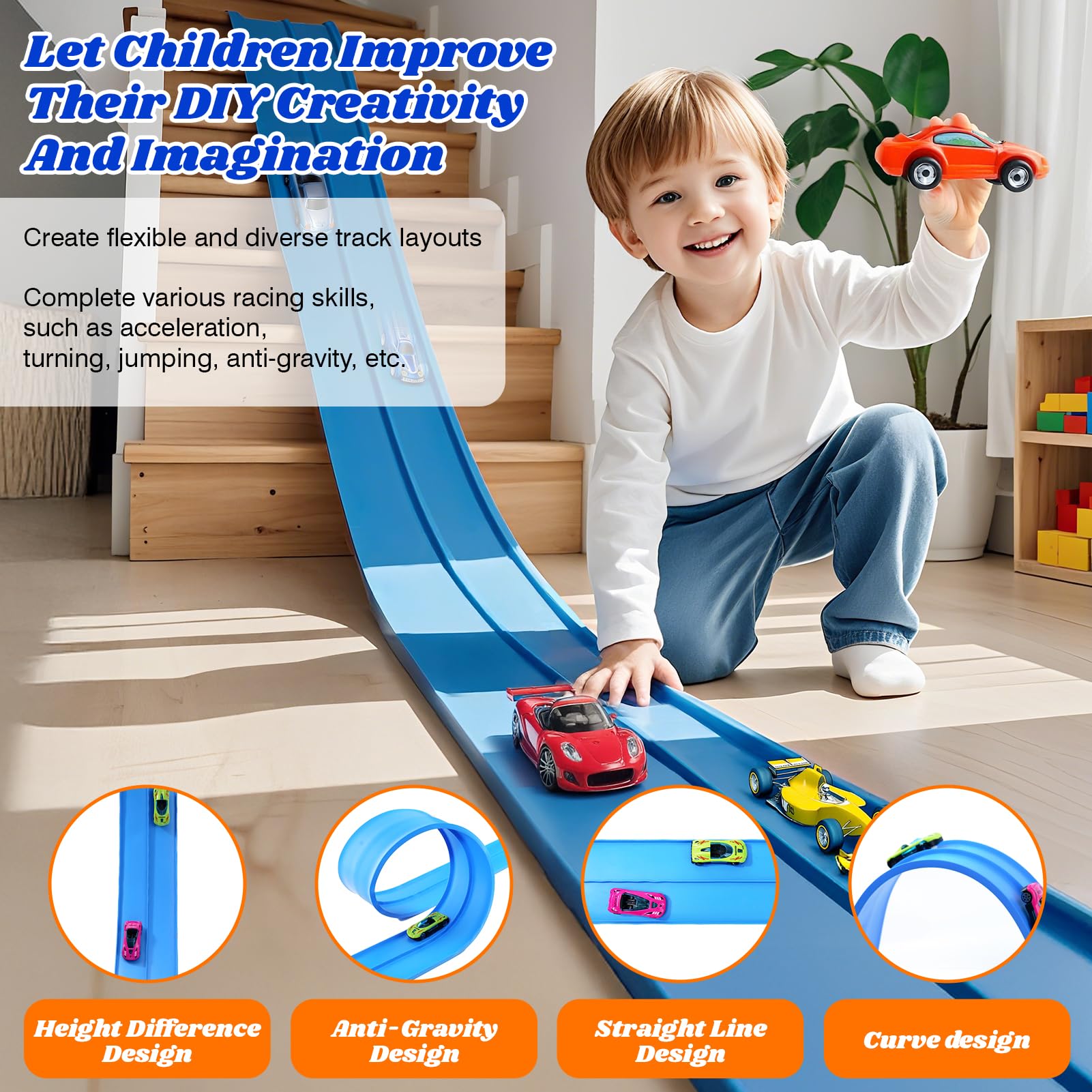 gift idea screen-free race track for kids