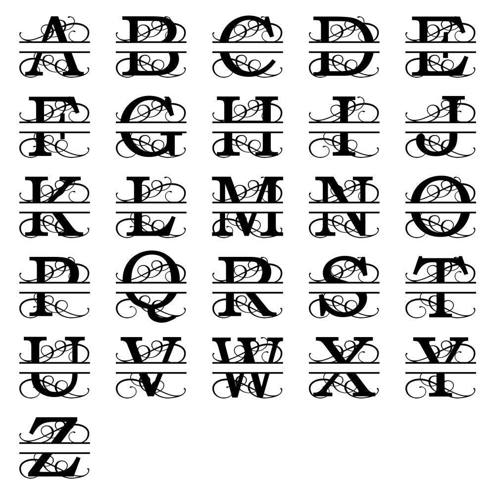 24 inch wide monogram wall decor for exterior