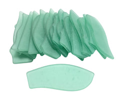 Sea Glass Place Cards mint green irregular shapes set of 20