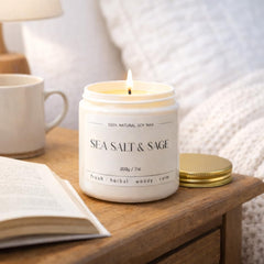 7oz soy wax candle with cotton wick
