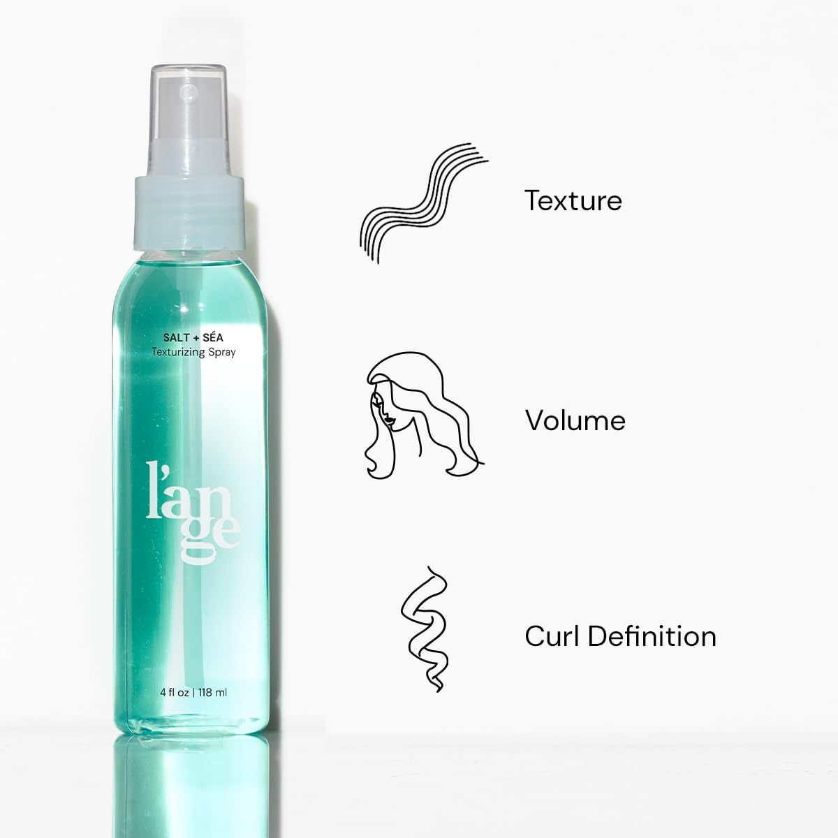 Sea Salt Texturizing Spray 4 oz lange-hair bottle