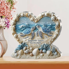Personalized acrylic plaque with names and Together Since year