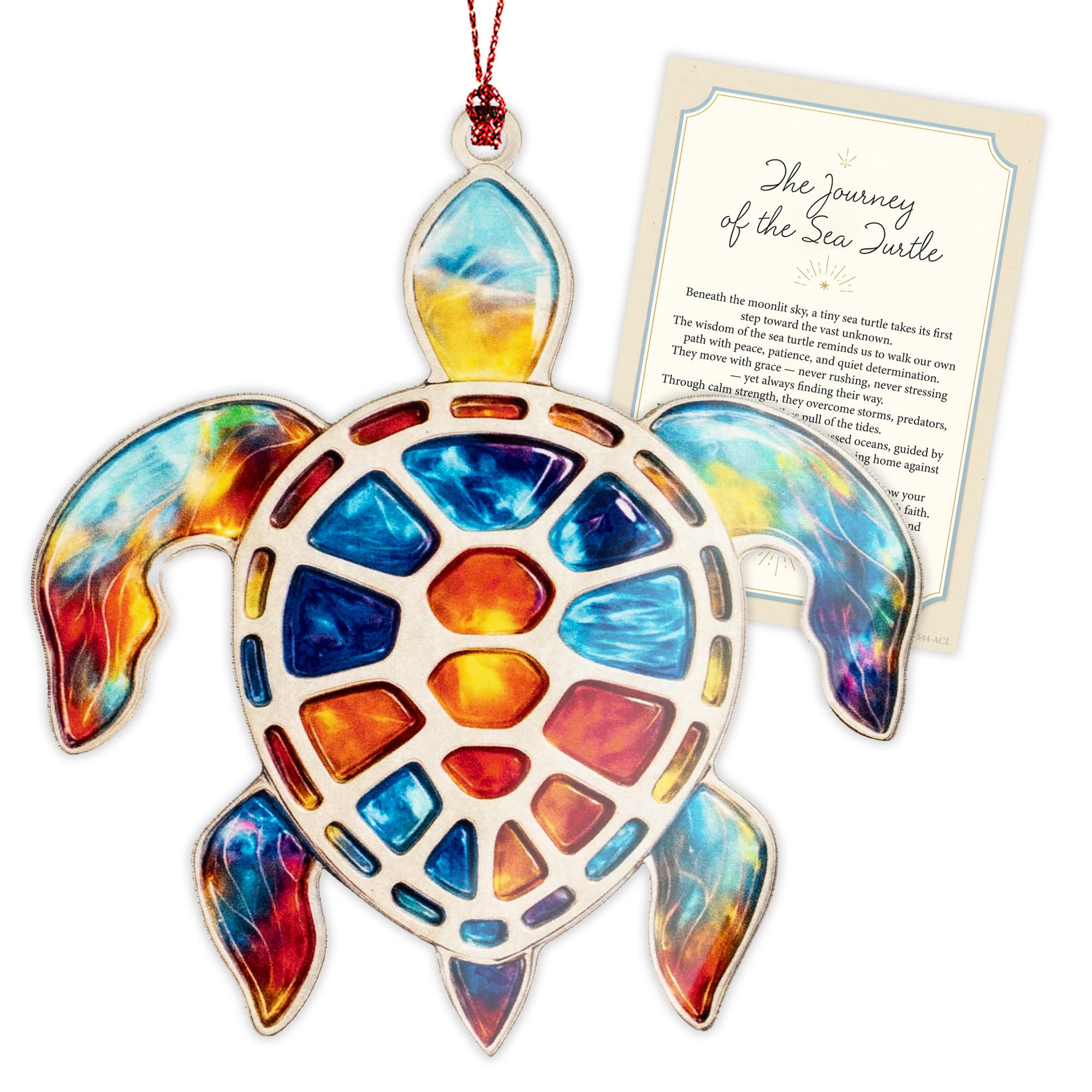 Sea Turtle Ornament coastal beach decor product image