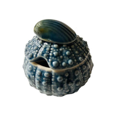 Sea Urchin Sugar Bowl Blue Sky Clayworks handcrafted detail
