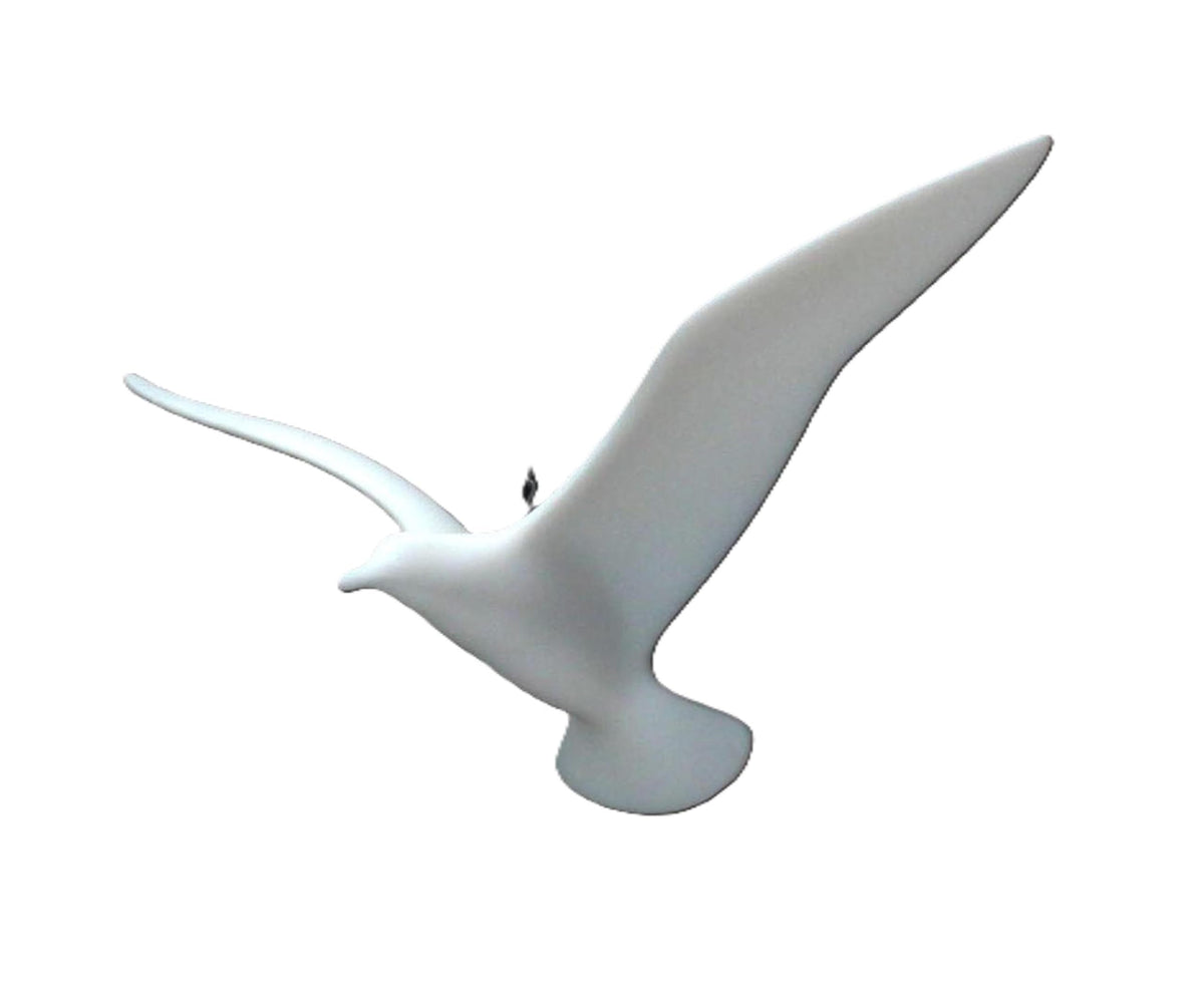 Seagull Mobile 9 inch wingspan sculpture by John Perry Pellucida