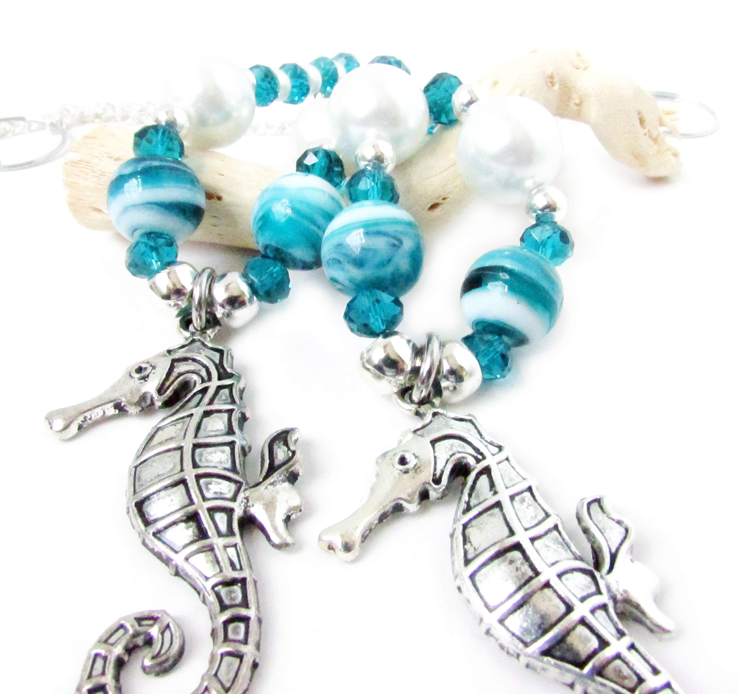 Seaside curtain accessory seahorse decor