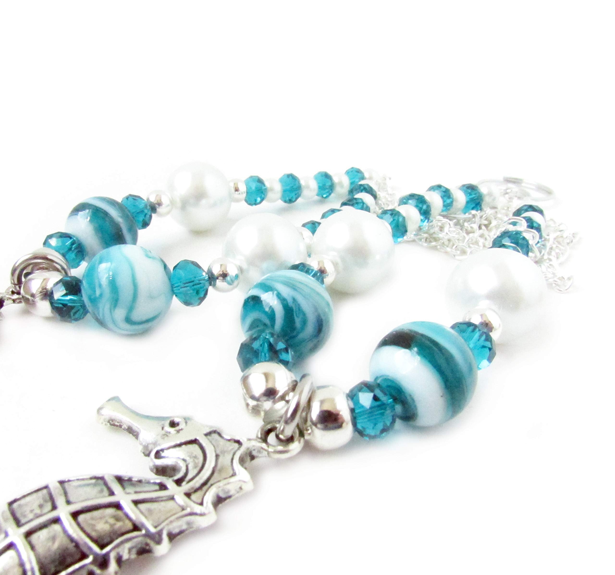 Seahorse drapery holdbacks set of two strands