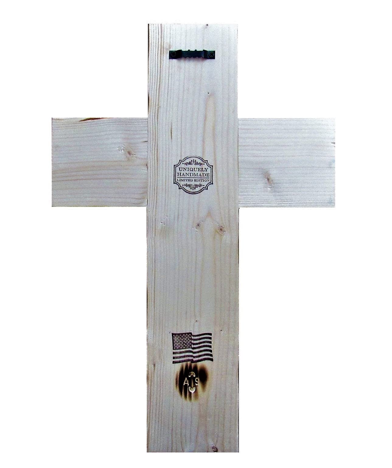 Sealed and protected Texas flag cross